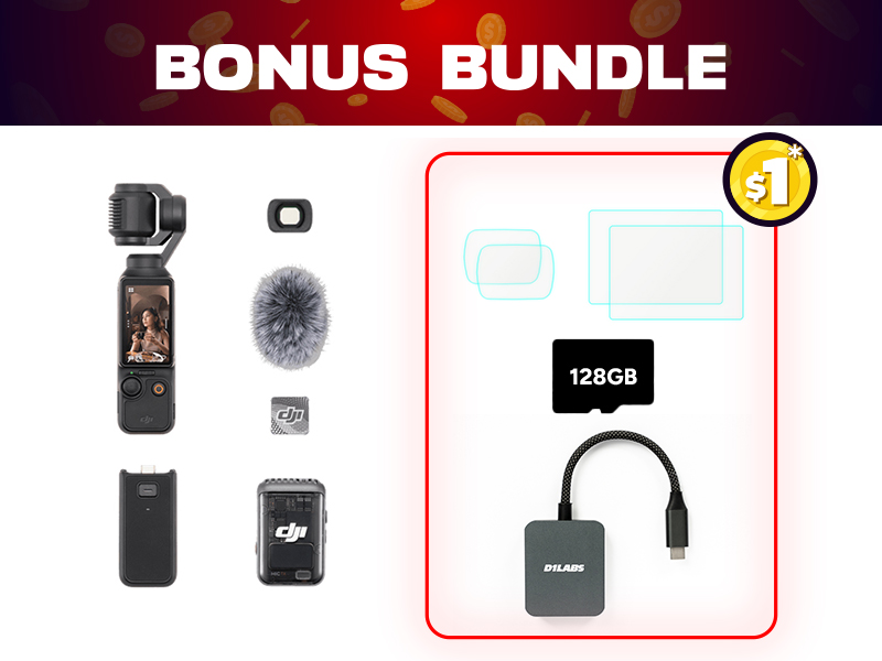 Osmo Pocket 3 Creator Combo + $1 Bonus Bundle